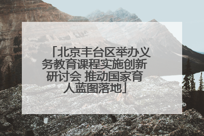 北京丰台区举办义务教育课程实施创新研讨会 推动国家育人蓝图落地